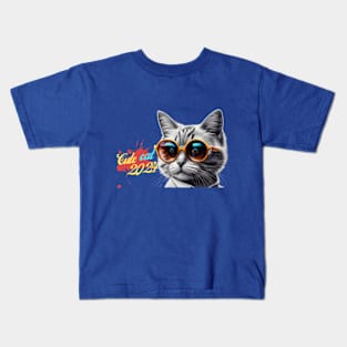 Wrap yourself in the cozy comfort of this adorable cat shirt featuring a cute cat design. Kids T-Shirt